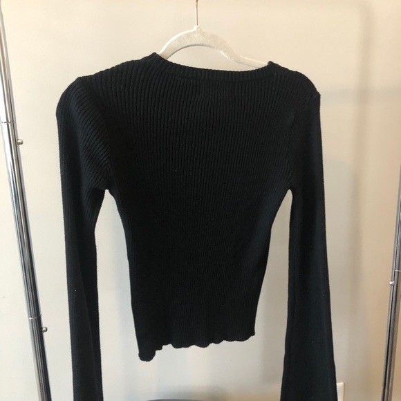 LF Seek The Label black sweater top - Picture 2 of 3